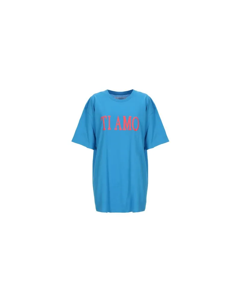Alberta Ferretti TOPS - T-shirtsauf YOOX.COM Azurblau