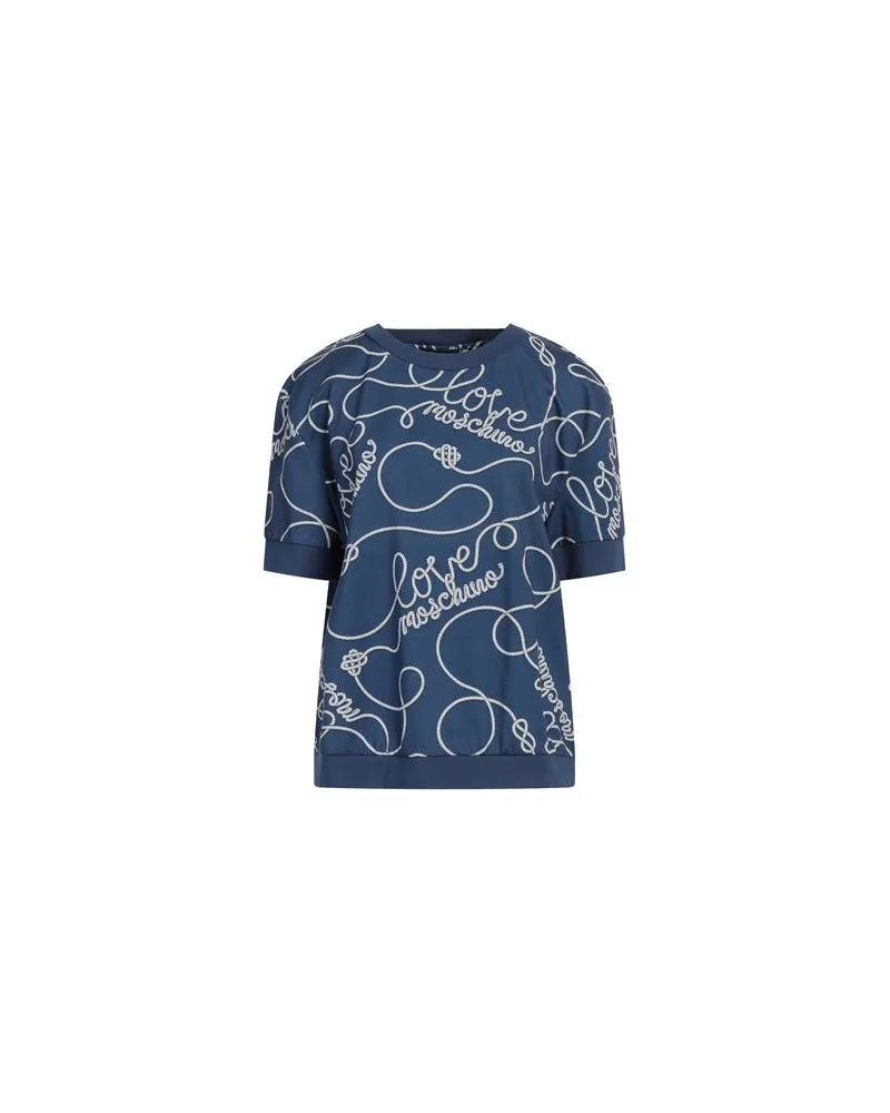 Moschino TOPS - Sweatshirtsauf YOOX.COM Marineblau