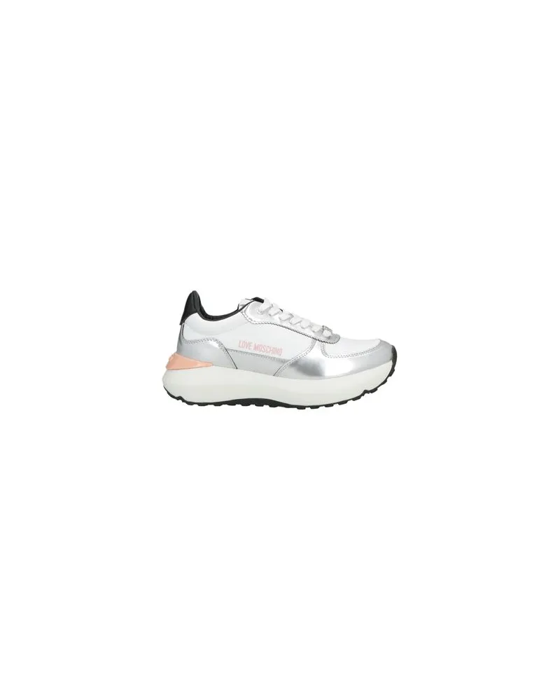 Moschino SCHUHE - Sneakersauf YOOX.COM Silber