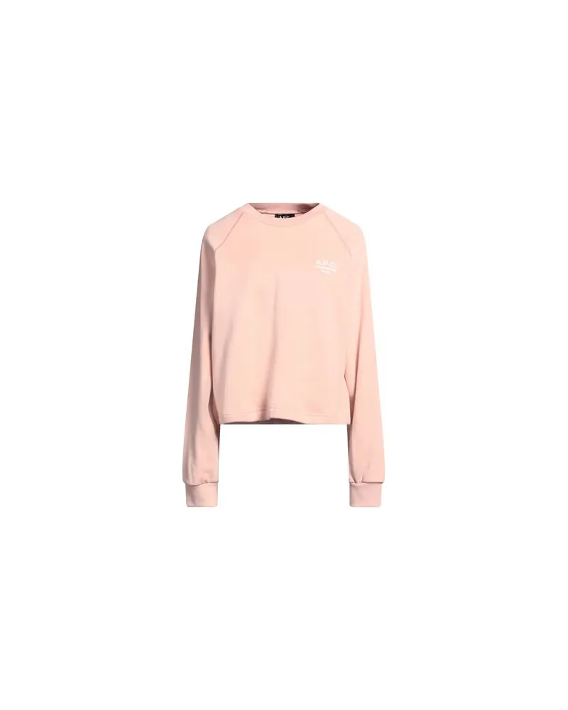 A.P.C. TOPS - Sweatshirtsauf YOOX.COM Hellrosa