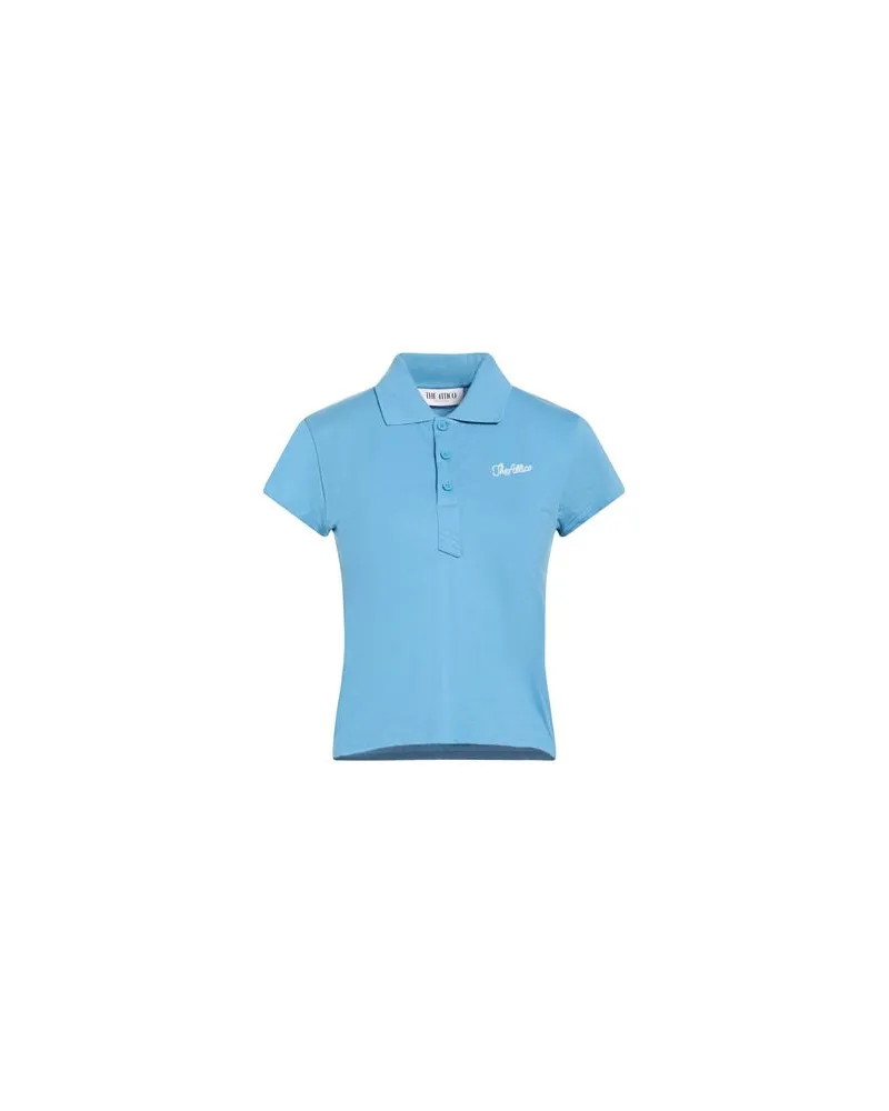 ATTICO TOPS - Poloshirtsauf YOOX.COM Azurblau