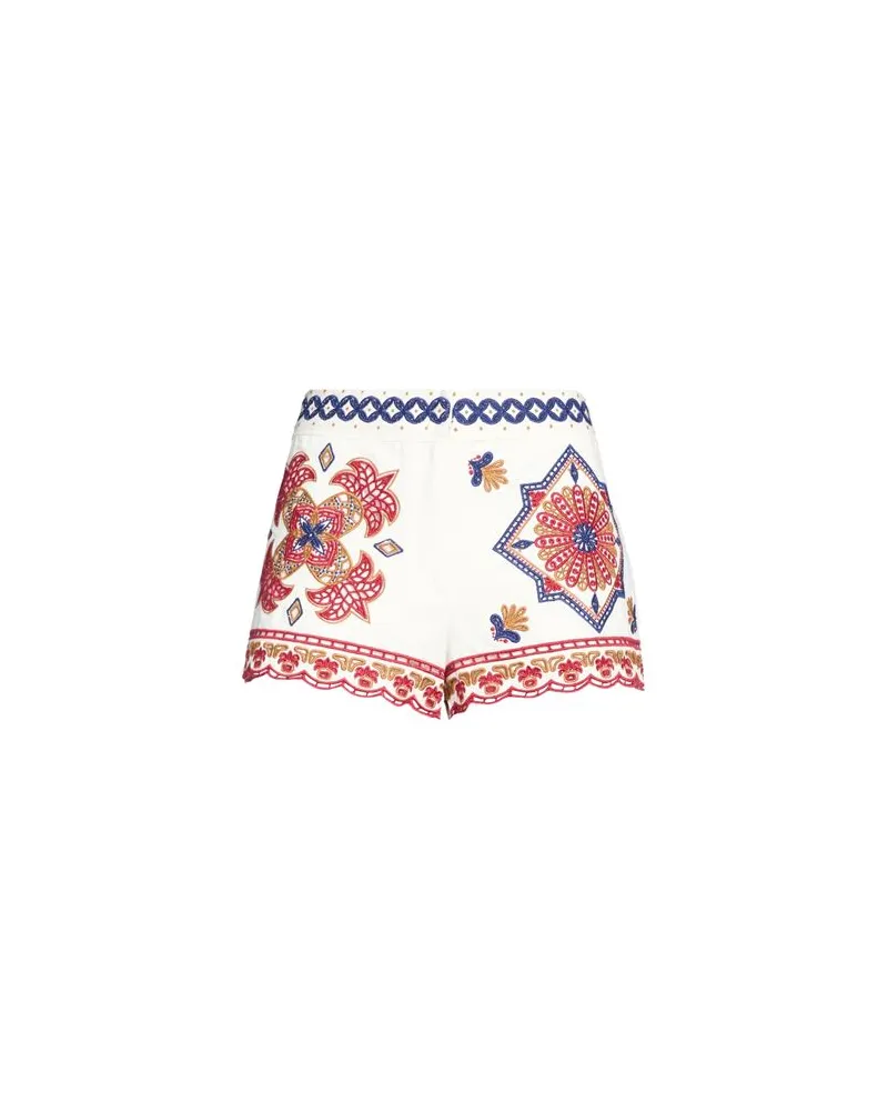 FARM Rio OFF-WHITE MARYS TILES SHORTS  - HOSEN & RÖCKE - Shorts & Bermudashortsauf YOOX.COM Ziegelrot