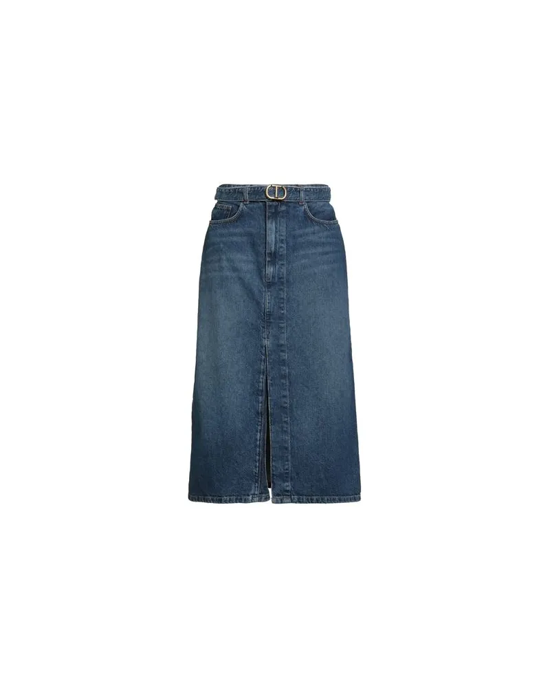Twin-Set HOSEN & RÖCKE - Jeansröckeauf YOOX.COM Blau