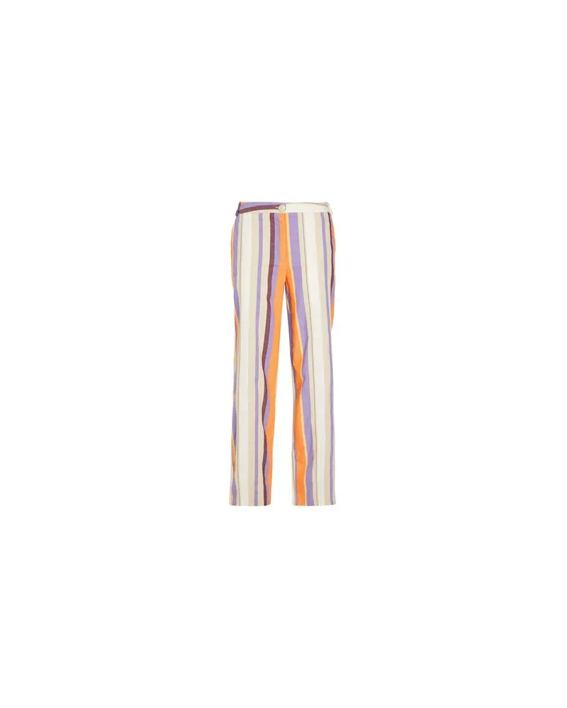 8 by Yoox COTTON STRIPED PANTS  - HOSEN & RÖCKE - Hosenauf YOOX.COM Beige