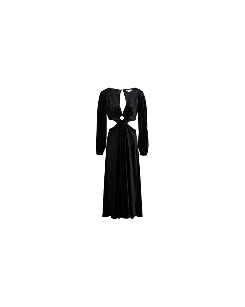 Topshop KLEIDER - Midi-Kleiderauf YOOX.COM Schwarz