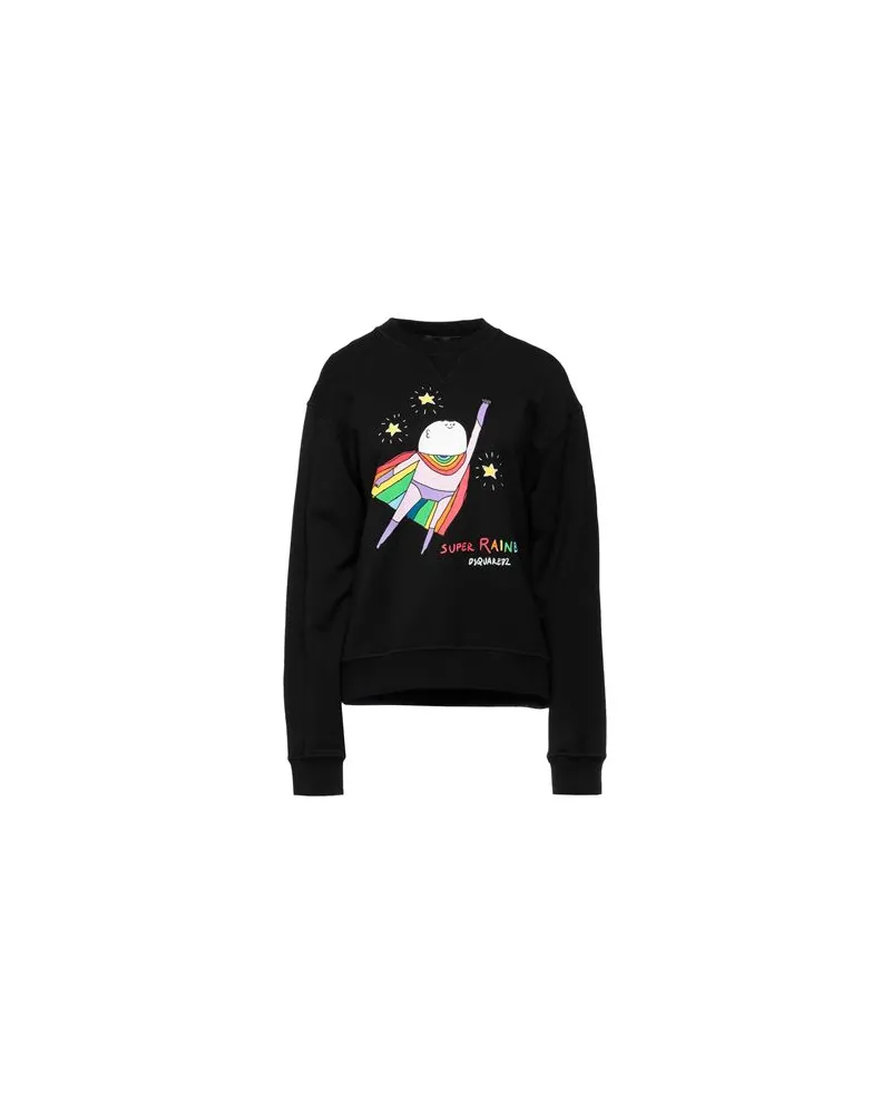 Dsquared2 TOPS - Sweatshirtsauf YOOX.COM Schwarz