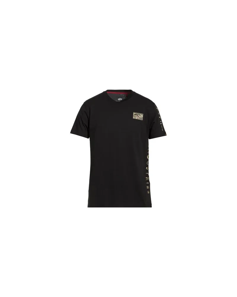 Alpha Industries TOPS - T-shirtsauf YOOX.COM Schwarz