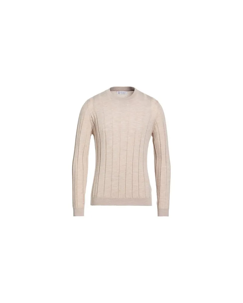 Brunello Cucinelli STRICKWAREN - Pulloverauf YOOX.COM Beige