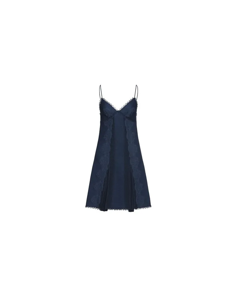 Ermanno Scervino KLEIDER - Mini-Kleiderauf YOOX.COM Blau