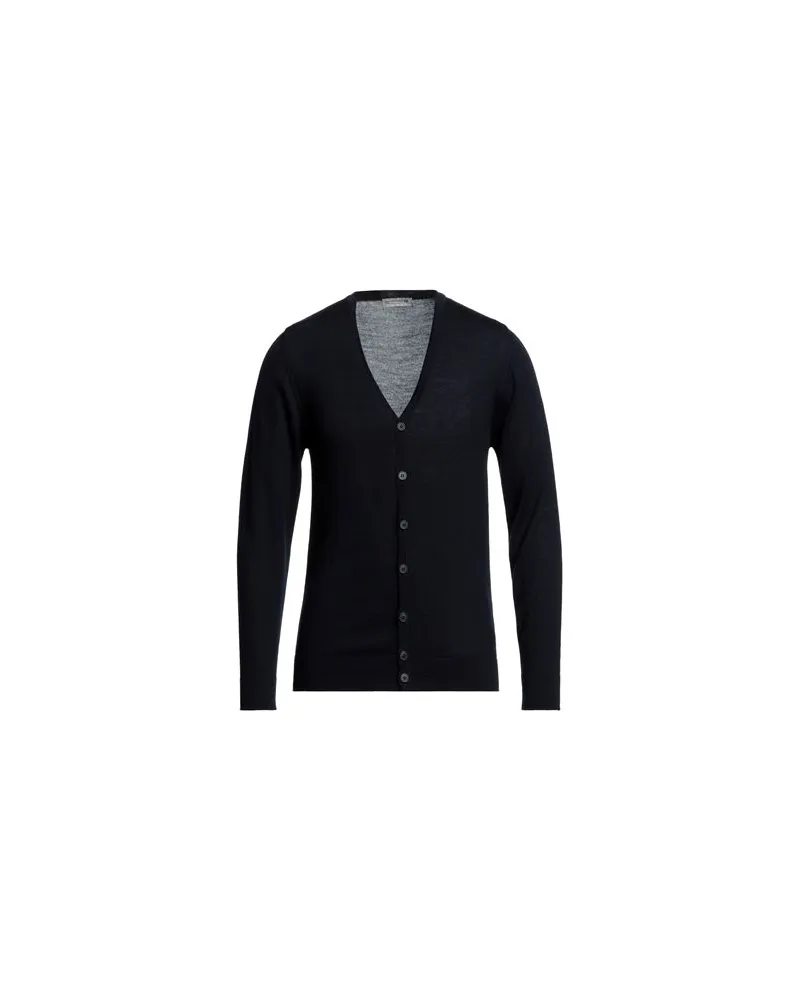 Daniele Alessandrini STRICKWAREN - Strickjackenauf YOOX.COM Marineblau