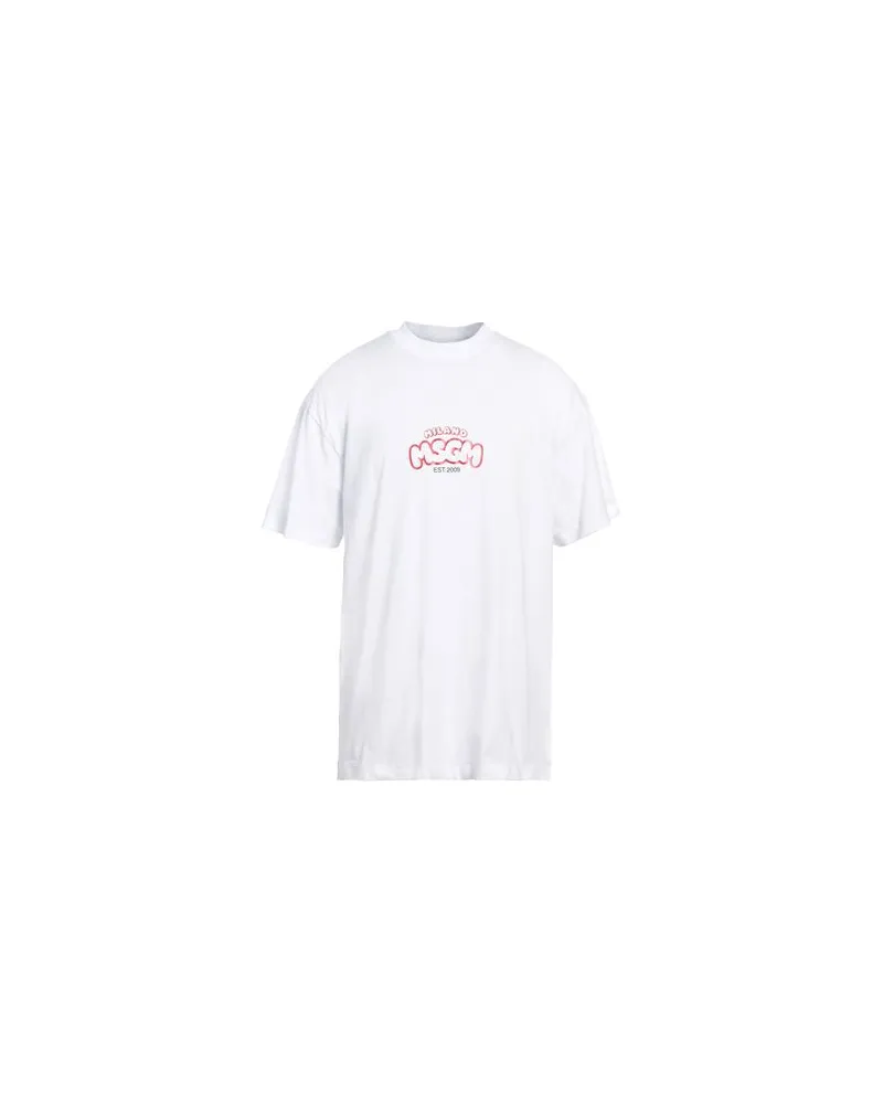 MSGM TOPS - T-shirtsauf YOOX.COM Weiß