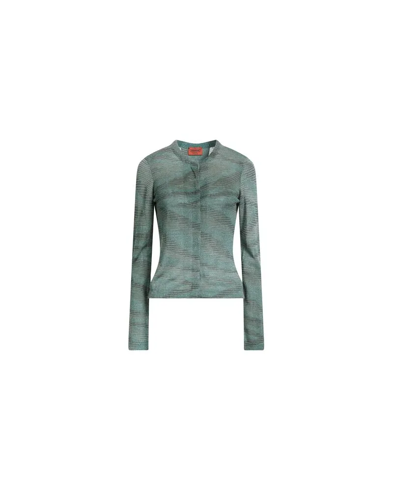 Missoni STRICKWAREN - Strickjackenauf YOOX.COM Militärgrün