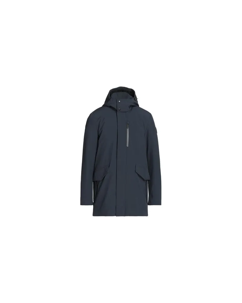 Woolrich BARROW MAC SOFT SHELL COAT  - JACKEN & MÄNTEL - Pufferjacken & Daunenjackenauf YOOX.COM Marineblau