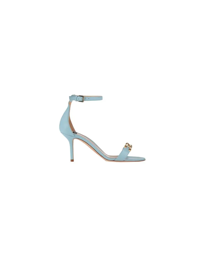 Elisabetta Franchi SCHUHE - Sandalenauf YOOX.COM Himmelblau