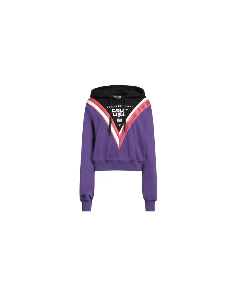 Versace Jeans TOPS - Sweatshirtsauf YOOX.COM Violett