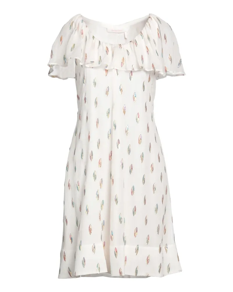 See by Chloé Mini-Kleid Weiß