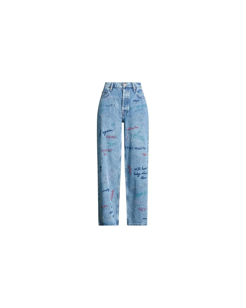 Mother HOSEN & RÖCKE - Jeanshosenauf YOOX.COM Blau