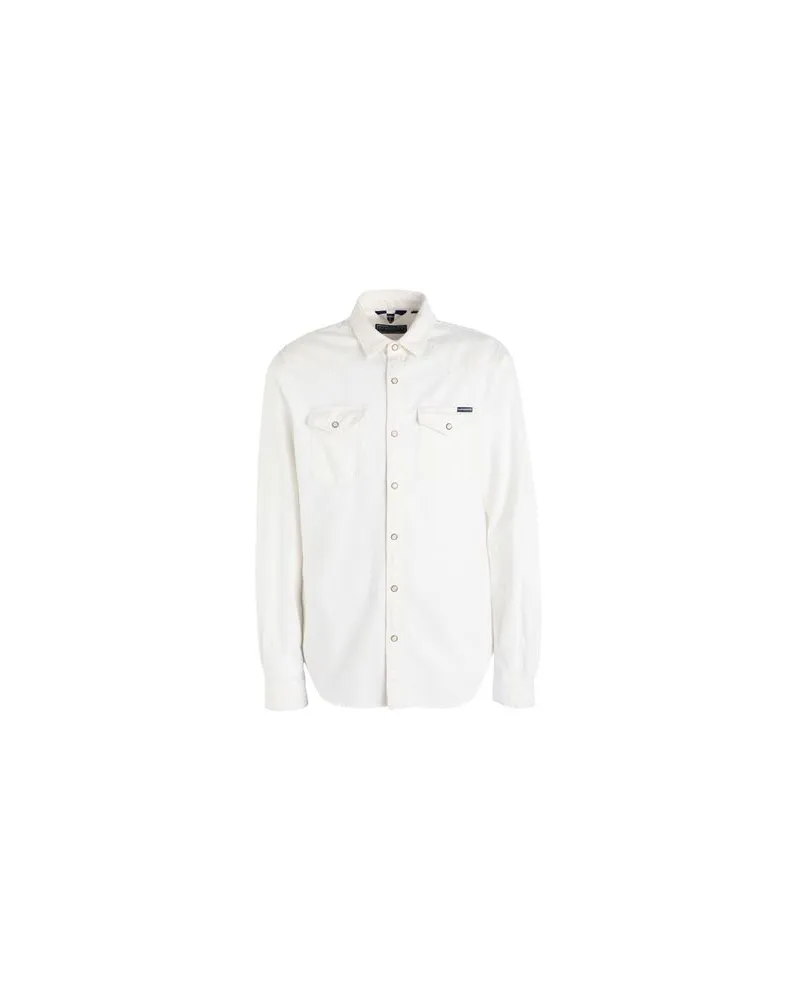 Superdry. TOPS - Jeanshemdenauf YOOX.COM Weiß