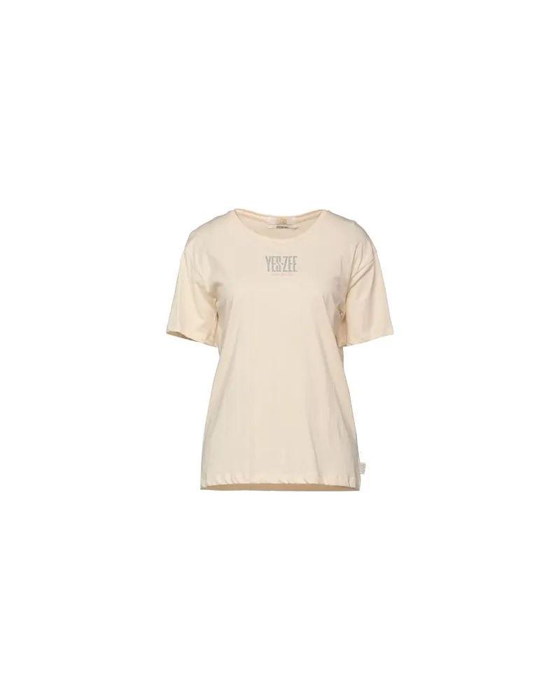 YES ZEE by Essenza TOPS - T-shirtsauf YOOX.COM Beige