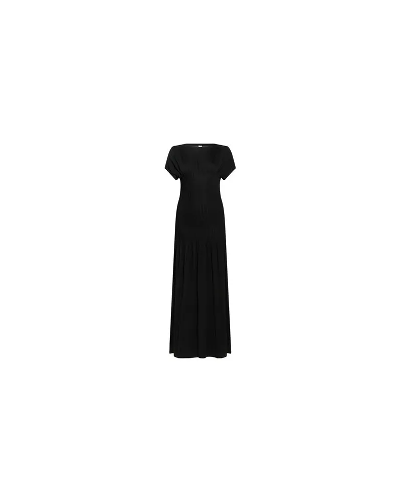 Totême KLEIDER - Maxi-Kleiderauf YOOX.COM Schwarz