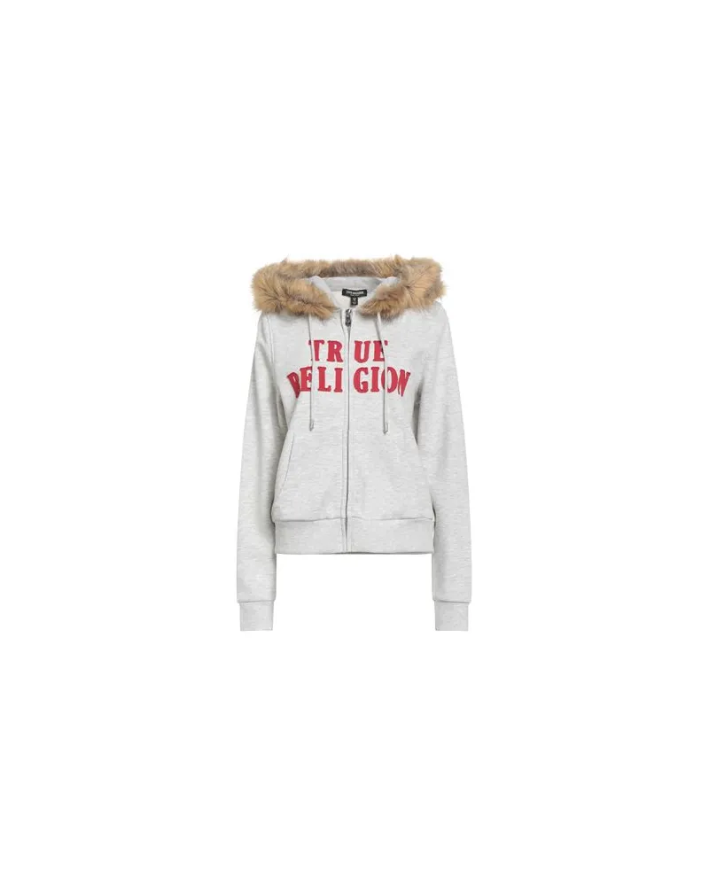 True Religion TOPS - Sweatshirtsauf YOOX.COM Hellgrau
