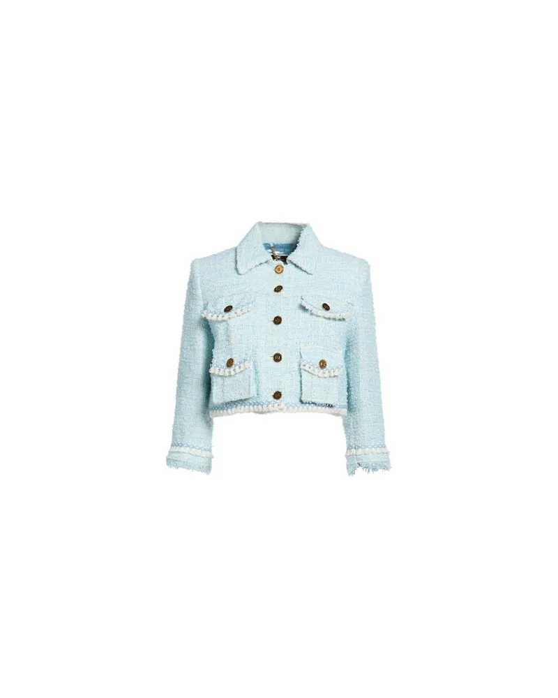 Elisabetta Franchi JACKEN & MÄNTEL - Jacken, Mäntel & Trenchcoatsauf YOOX.COM Himmelblau