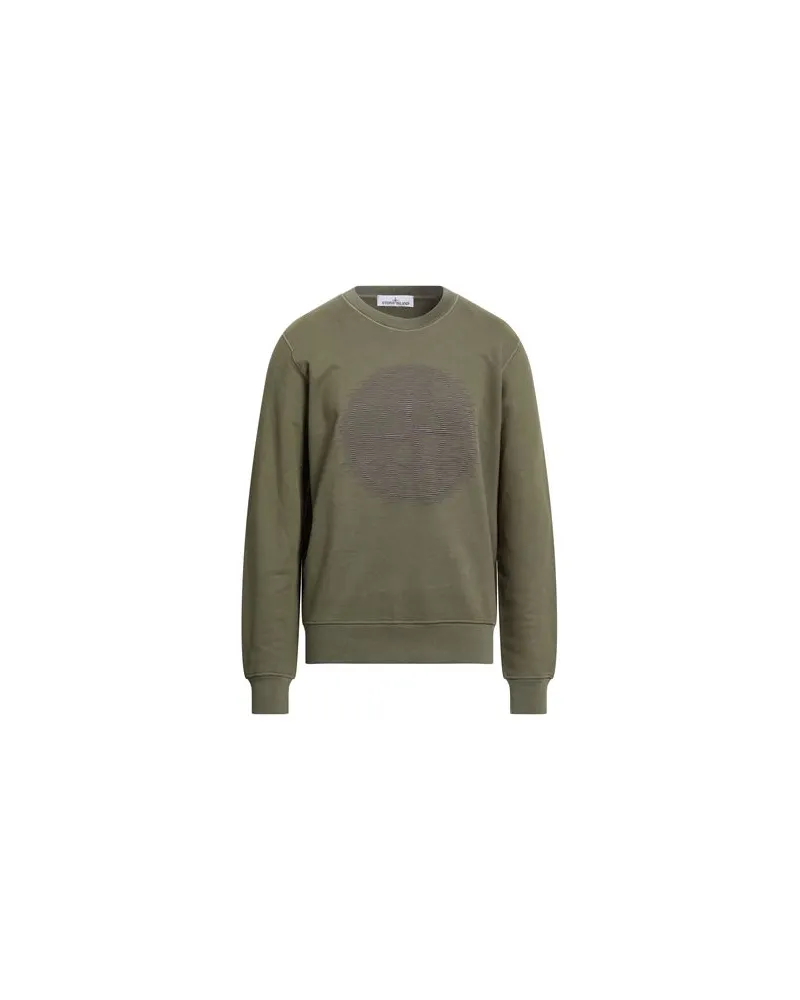 Stone Island TOPS - Sweatshirtsauf YOOX.COM Militärgrün