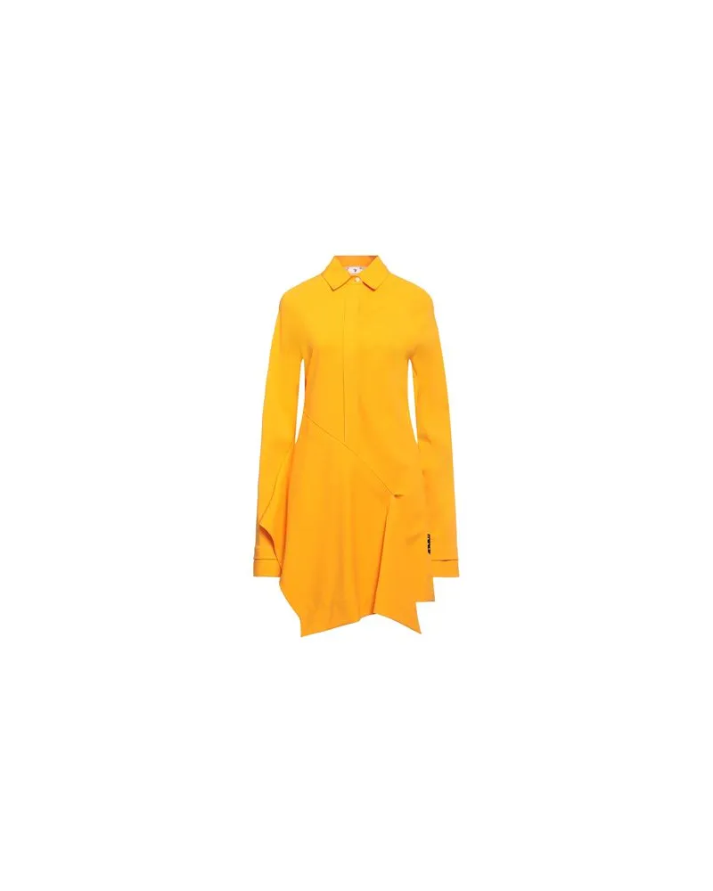 OFF-WHITE KLEIDER - Mini-Kleiderauf YOOX.COM Mandarine