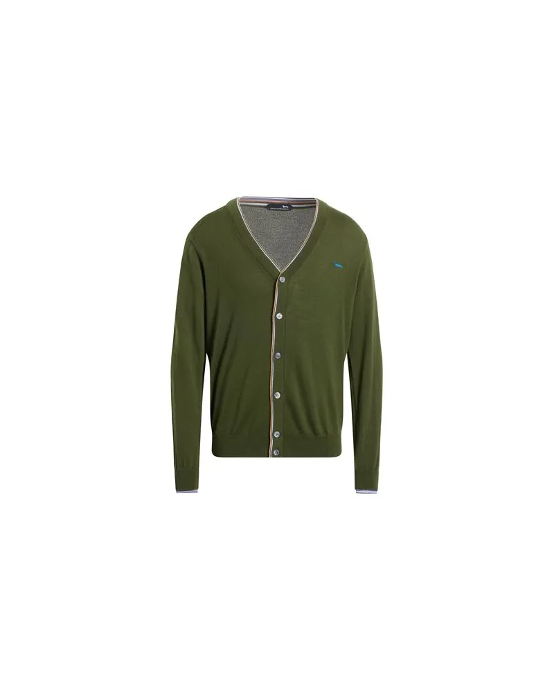 Harmont & Blaine STRICKWAREN - Strickjackenauf YOOX.COM Militärgrün