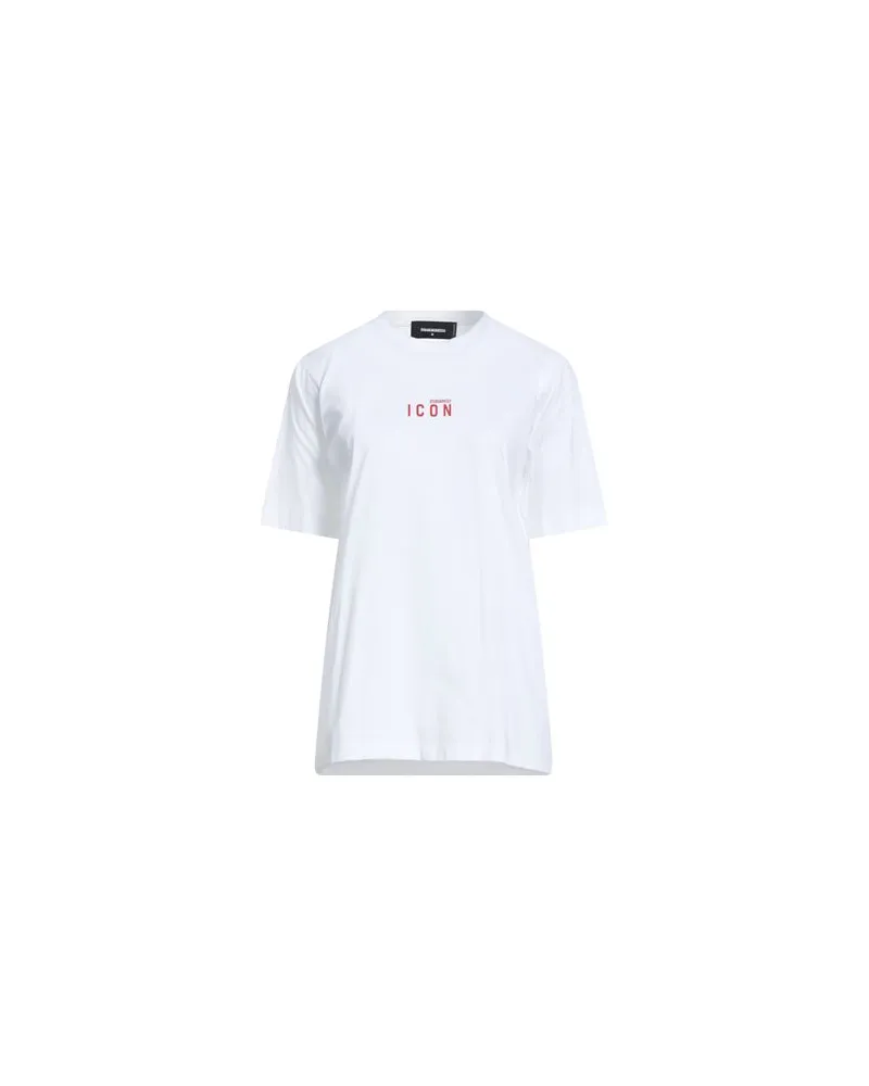 Dsquared2 ICON - TOPS - T-shirtsauf YOOX.COM Elfenbein