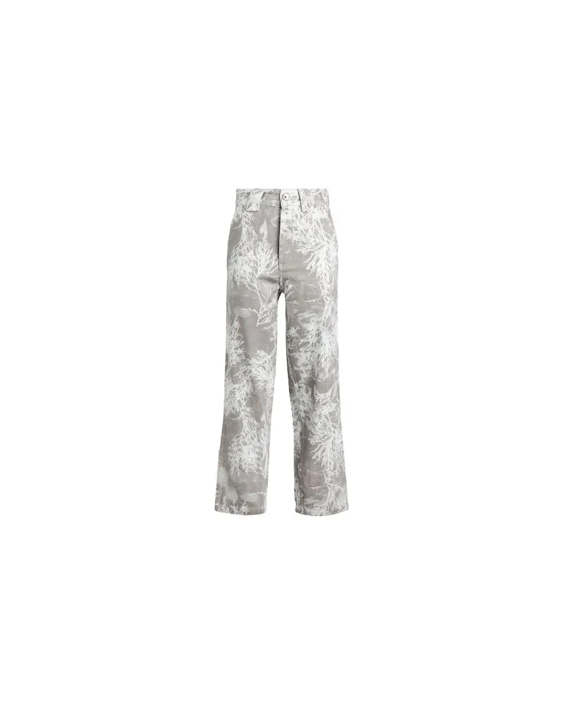 Ninety Percent LAYERED CYANOTYPE PRINT  - HOSEN & RÖCKE - Hosenauf YOOX.COM Khaki
