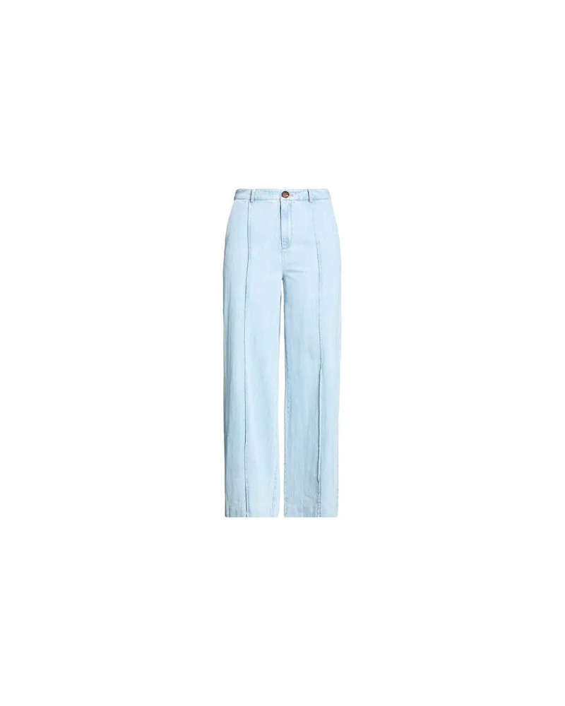 Gestuz HOSEN & RÖCKE - Jeanshosenauf YOOX.COM Blau