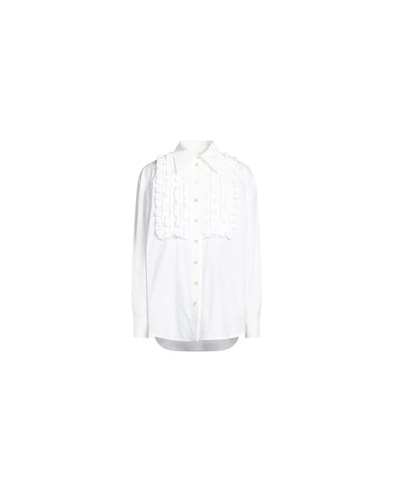 Valentino Garavani TOPS - Hemdenauf YOOX.COM Weiß