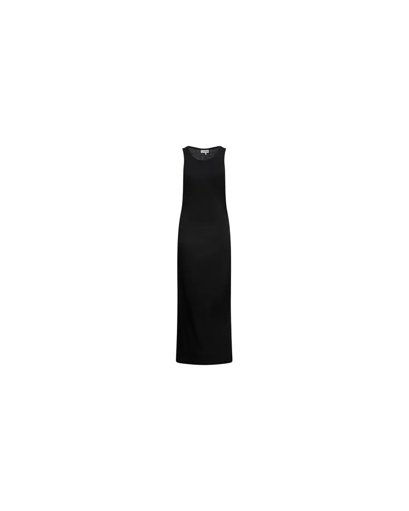 Ganni KLEIDER - Maxi-Kleiderauf YOOX.COM Schwarz