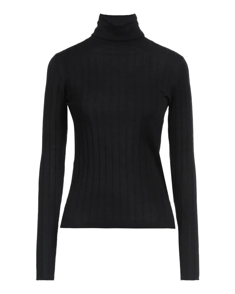 ARAGONA Rollkragenpullover Schwarz