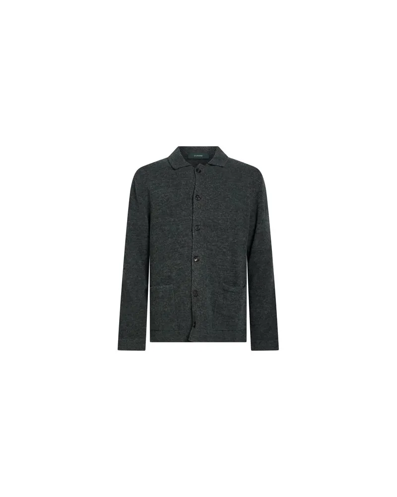 Zanone BY SLOWEAR - STRICKWAREN - Strickjackenauf YOOX.COM Militärgrün