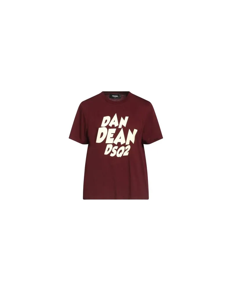 Dsquared2 TOPS - T-shirtsauf YOOX.COM Bordeaux
