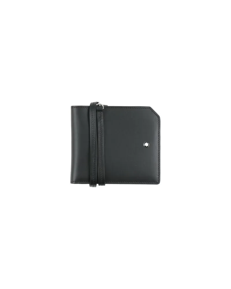 Montblanc Kleinlederwaren - Portemonnaies mit Tragriemenauf YOOX.COM Schwarz