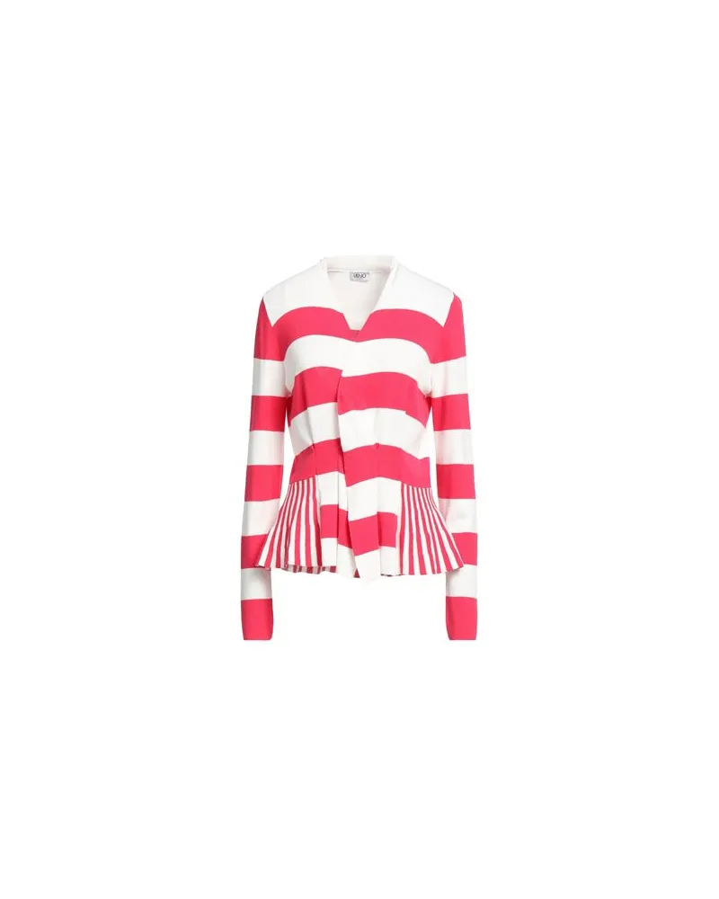 Liu Jo STRICKWAREN - Strickjackenauf YOOX.COM Fuchsia