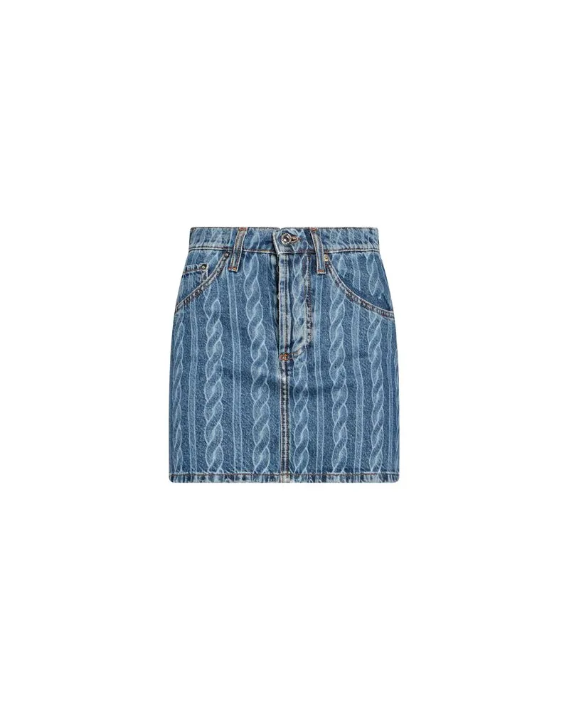 Roy Roger's HOSEN & RÖCKE - Jeansröckeauf YOOX.COM Blau