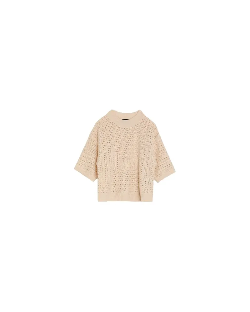 Alpha Studio STRICKWAREN - Pulloverauf YOOX.COM Beige
