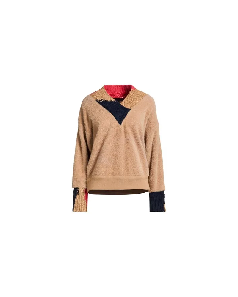 Tricot Chic STRICKWAREN - Pulloverauf YOOX.COM Sand