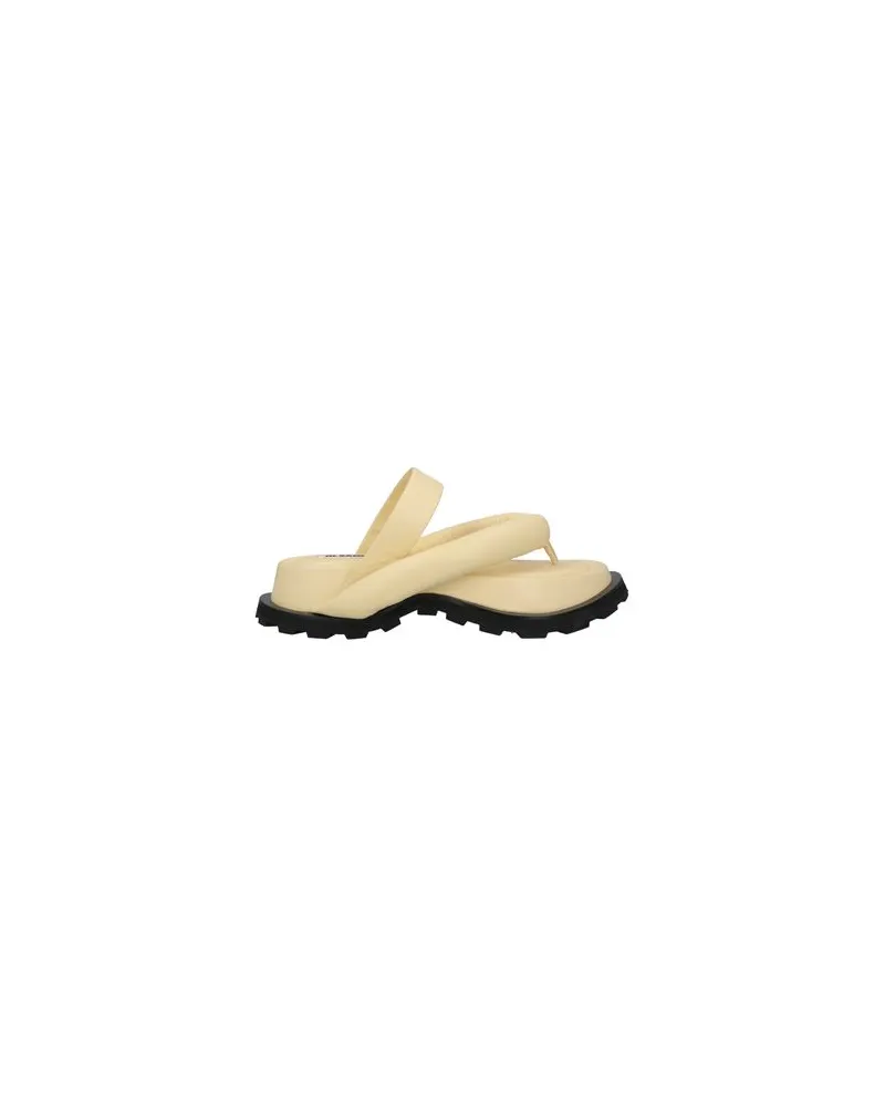 Jil Sander SCHUHE - Zehentrennerauf YOOX.COM Pastellgelb