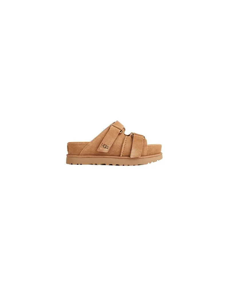UGG GOLDENSTAR HI SLIDE  - SCHUHE - Sandalenauf YOOX.COM Kamel