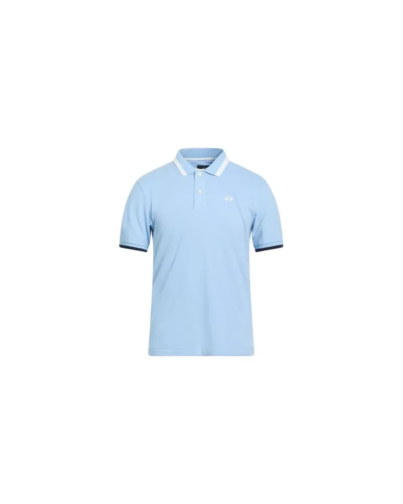 La Martina TOPS - Poloshirtsauf YOOX.COM Himmelblau