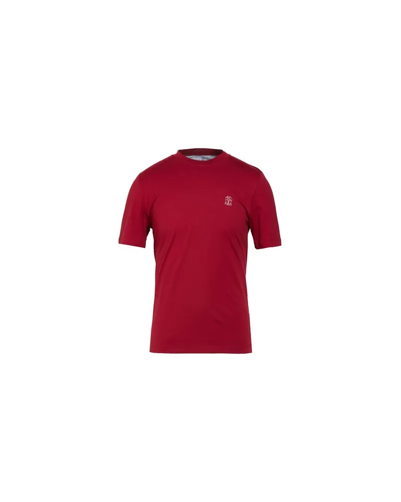 Brunello Cucinelli TOPS - T-shirtsauf YOOX.COM Rot