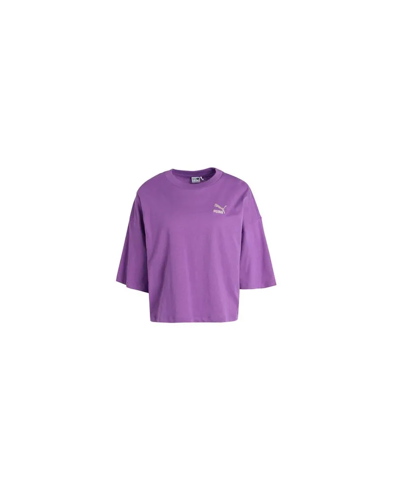 Puma BETTER CLASSICS Oversized Tee  - TOPS - T-shirtsauf YOOX.COM Violett