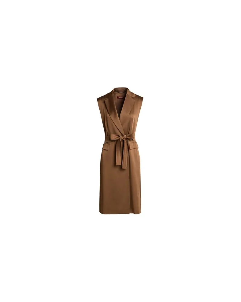 Max Mara KLEIDER - Midi-Kleiderauf YOOX.COM Braun