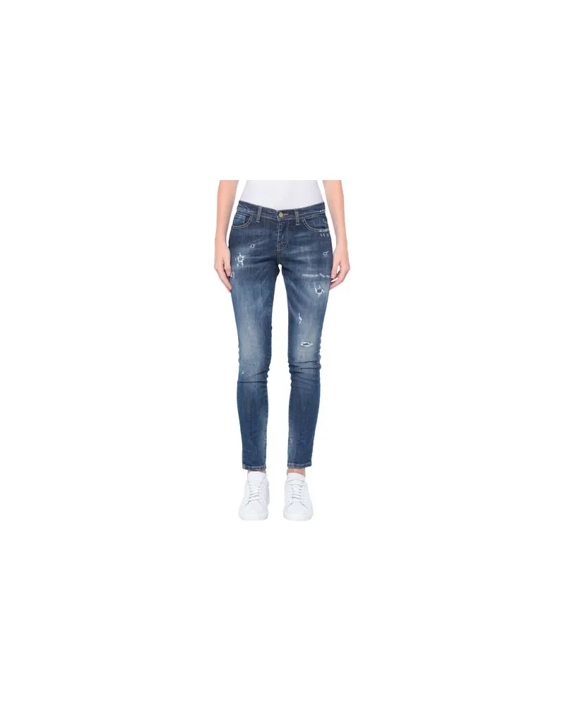 Frankie Morello HOSEN & RÖCKE - Jeanshosenauf YOOX.COM Blau