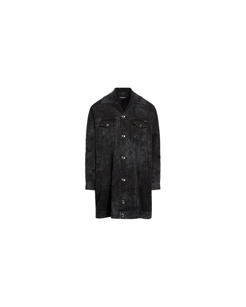 Dolce & Gabbana JACKEN & MÄNTEL - Jeansjacken/Mäntelauf YOOX.COM Schwarz